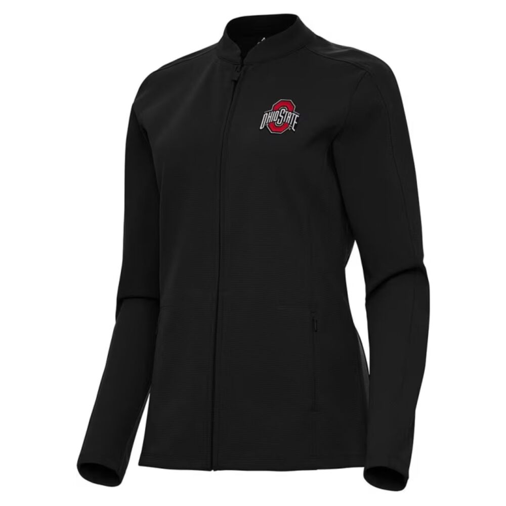 Antigua Ohio State Buckeyes Women’s S Small Black Water Resistant Jacket